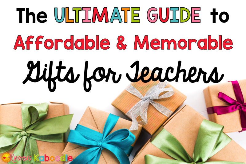 Are you looking for new teacher gift ideas that won't break the bank, but will also wow your child's teacher? These affordable teacher gifts are perfect for any occasion. Whether it's teacher appreciation week, the holidays, or the end of the school year, I've got you covered with a list of quick and easy gifts that any teacher will love.