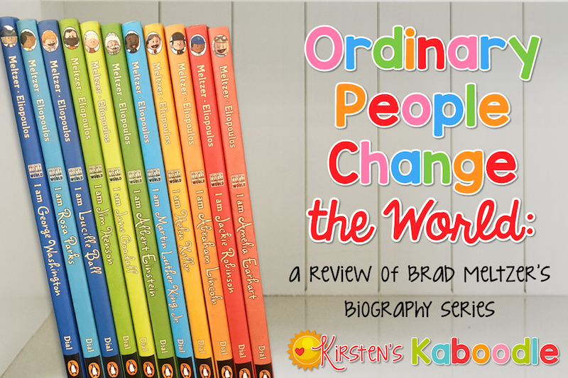Are you looking for a fun way to teach your students or children about important historical figures without boring them to death? Brad Meltzer has you covered! His "Ordinary People Change the World" series infuses engaging text with bright illustrations, for just the right combination of facts and fun. People of all ages will love Brad Meltzer books!