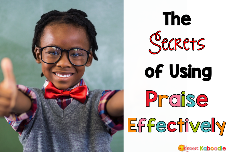 How do you know if the praise you are giving students is having the desired effect? Do you want to know the secrets to using effective praise while also helping students develop a growth mindset? Here is a list of important do's and don'ts when praising students in your classroom!