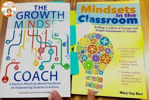 These books are must haves for any classroom teacher interested in helping students understand growth mindset concepts. Please refer to The Growth Mindset Coach by Annie Brock and Heather Hundley and Mindsets in the Classroom by Mary Cay Ricci.
