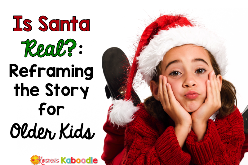 Is Santa Real? It's the dreaded question that no parent wants to hear. Reframing the story of Santa for older children doesn't have to be so earth shattering though. Here are some tips about what to tell your kids about Santa. The truth about Santa....