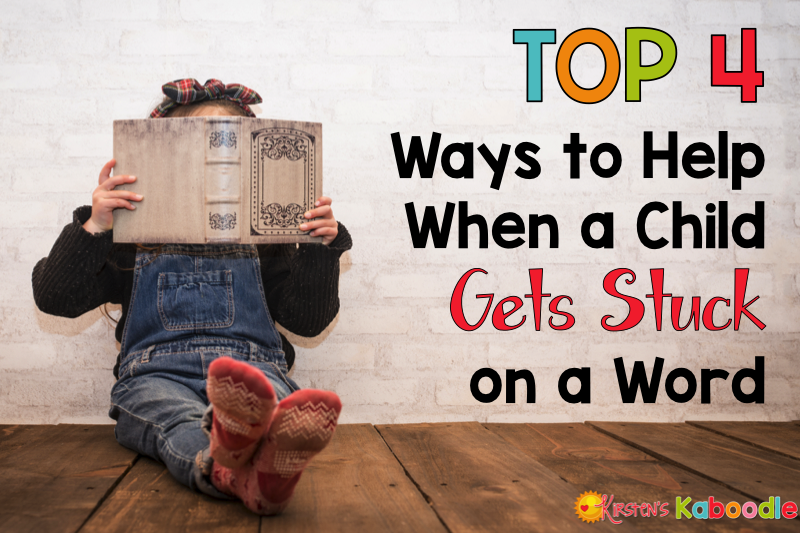 These top 4 ways to help your child or student when they get stuck on a word will make your child a more confident and independent reader! If you need tips and tricks to assist your child while reading out loud, you've come to the right place!