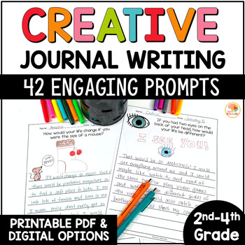 Daily Journal Prompts Morning Work for 2nd, 3rd, and 4th Grade