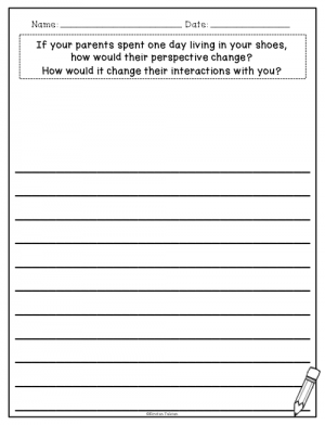 Creative Journal Prompts for 5th, 6th, and 7th Grade