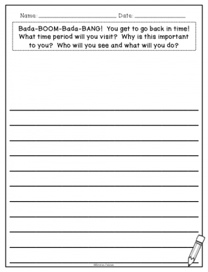 creative journal prompts 5th grade