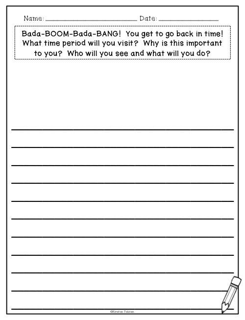 Fourth Grade Journal Prompts