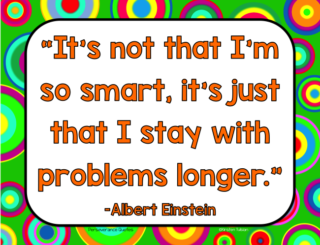 Perseverance Quotes Posters and Printables for Growth Mindset