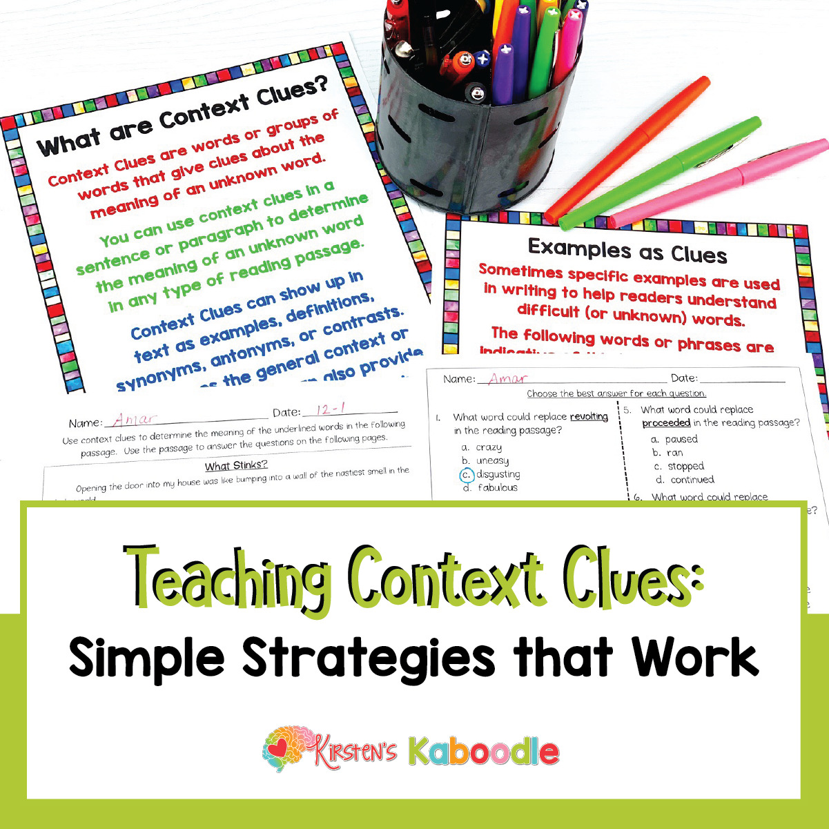 Teaching Context Clues Simple Strategies That Work