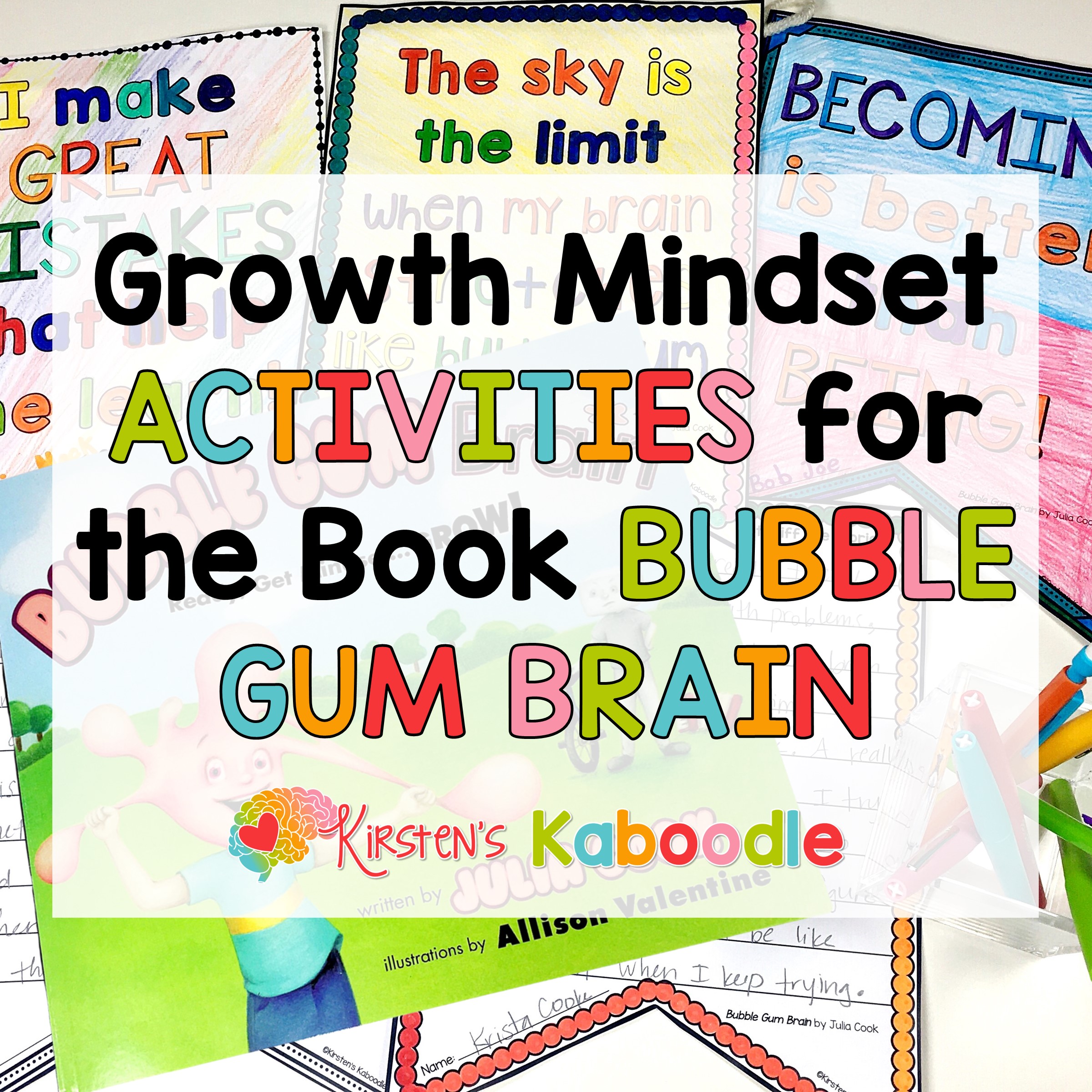 Bubble Gum Brain Book Review and Activities • Kirsten's Kaboodle