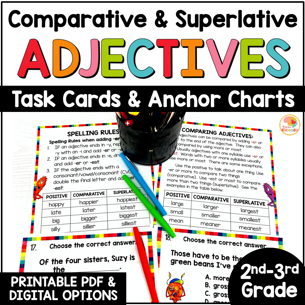 comparative-and-superlative-adjectives-activities