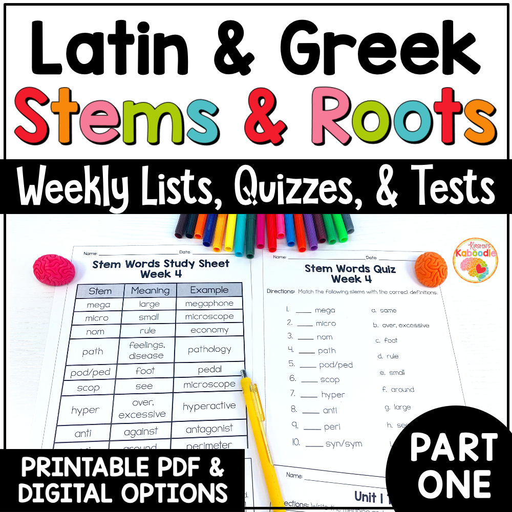 greek-and-latin-roots-list
