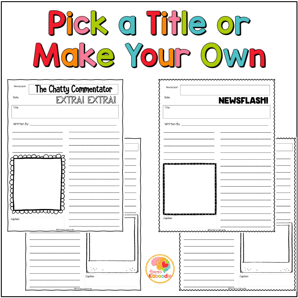 newspaper-templates-printable-or-google-slides-writing-activity for Free Printable Newspaper Article Worksheet Newspaper Templates: Printable or Google Slides Writing Activity for Free Printable Newspaper Article Worksheet