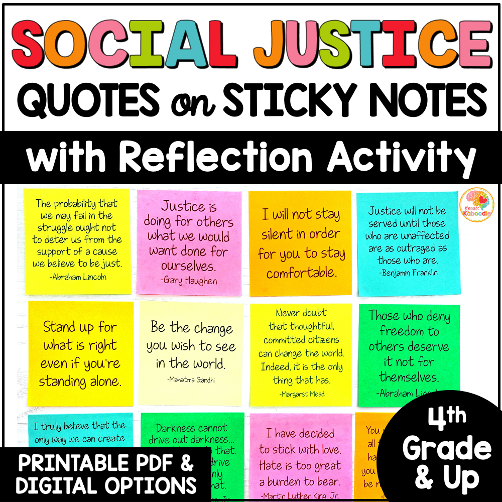 social-justice-quotes-sticky-notes