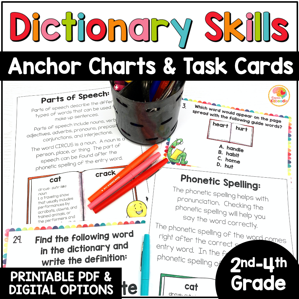 dictionary-skills-practice-task-cards