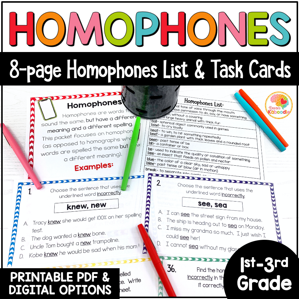 homophones-examples-activities-worksheets-task-cards