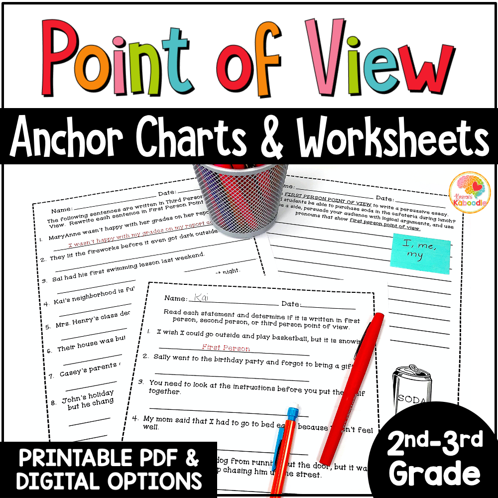 point-of-view-worksheets-and-anchor-charts