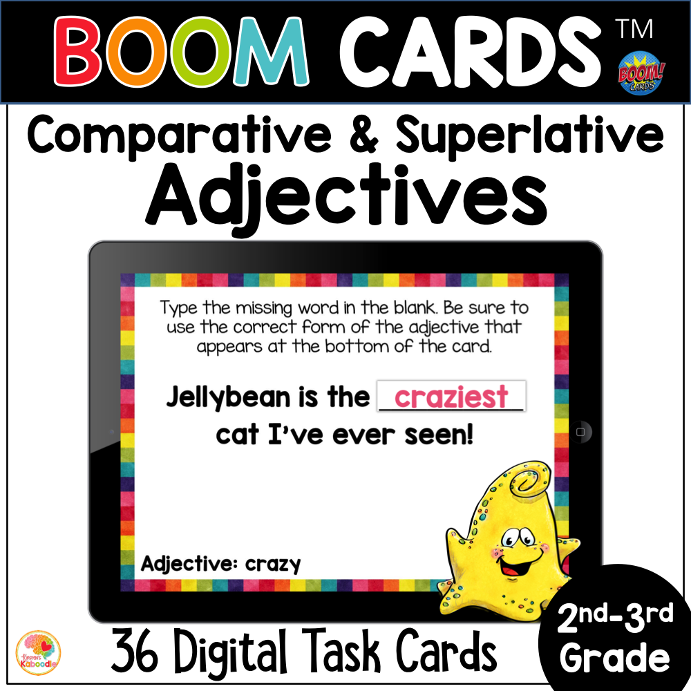 comparative-and-superlative-adjectives-boom-cards