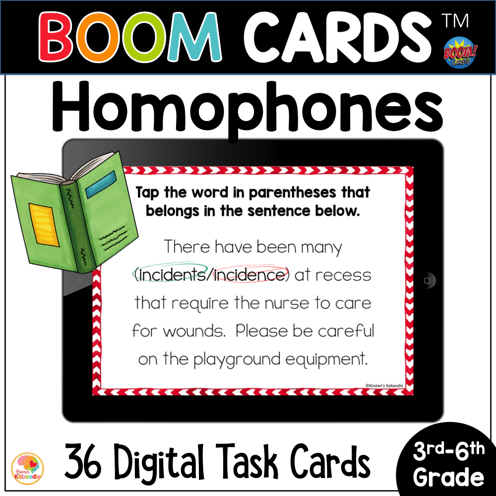 homophone-boom-cards