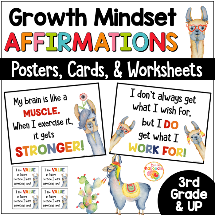llama-growth-mindset-posters-bulletin-board