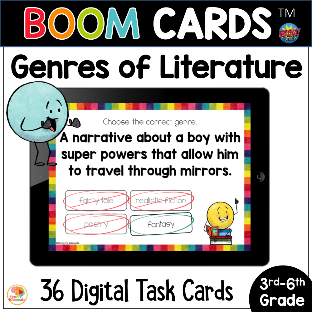 genres-of-literature-boom-cards