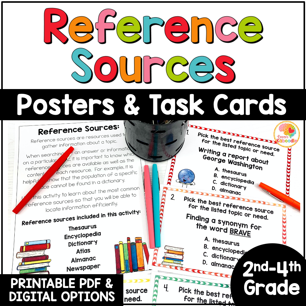 reference-sources-materials-task-cards-anchor-charts
