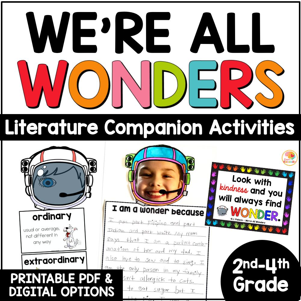 were-all-wonders-book-activities